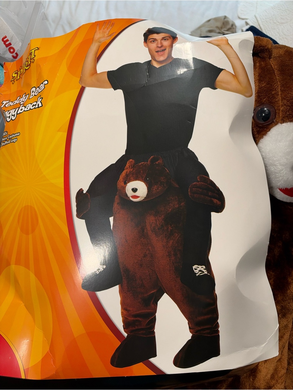 Teddy Bear Piggyback Adult Costume
